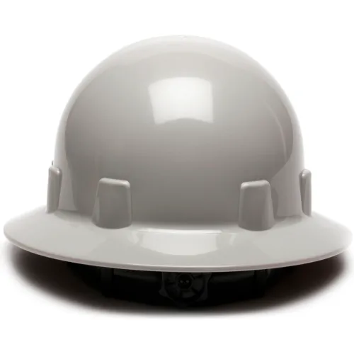 Gray Full Brim 4 Point Ratchet Sleek Shell Hard Hat - Pkg Qty 12 - Image 3