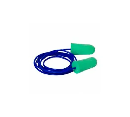 Radians FP91 Deflector® Disposable Foam Earplugs, 33dB, Corded, Light Green, 100/Box - Pkg Qty 10