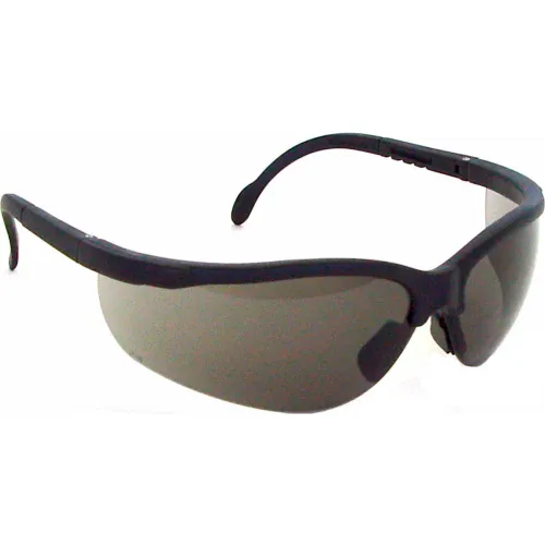 Radians® JR0121ID Journey" Half Frame Safety Glasses, Smoke Anti-Fog Lens, Black Frame - Pkg Qty 12