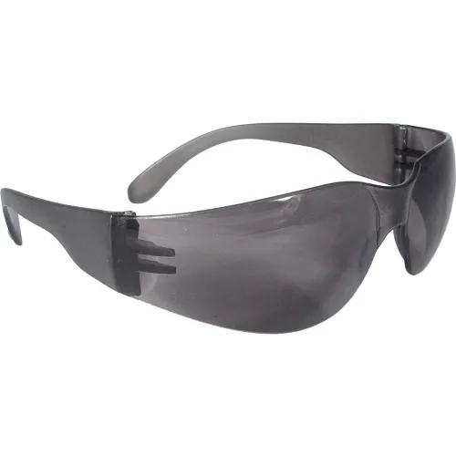 Radians® MR0120ID Mirage" Frameless Safety Glasses, Smoke Lens, Smoke Frame - Pkg Qty 12