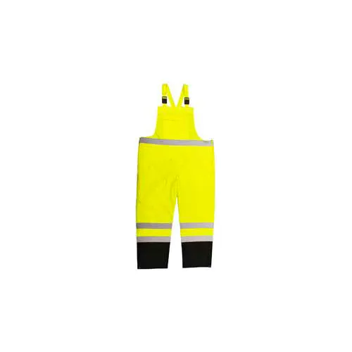Radians RW30-ES1Y General Purpose Rain Bib Pants, Hi-Viz Lime, M