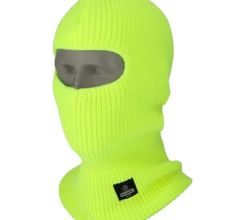 RefrigiWear® Open Hole Mask, One Size, Lime