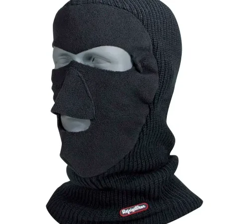RefrigiWear Fleece Face Mask, Black, 0048RBLKOSA