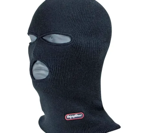 RefrigiWear 3-Hole Mask, Black, 0051RBLKOSA