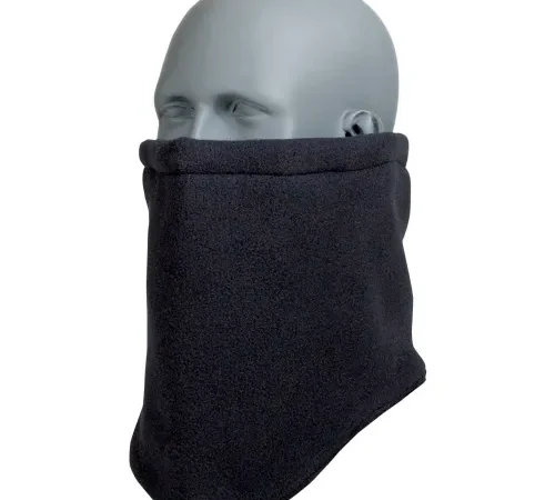 RefrigiWear Fleece Neck Gaiter, Black, 0064RBLKOSA