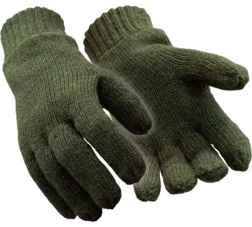 RefrigiWear® 0321RGRNLAR, Insulated Wool Gloves, Large - Pkg Qty 12