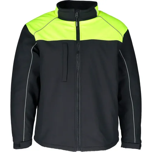 RefrigiWear® ErgoForce® Men's Waterproof Insulated Jacket XL, Black