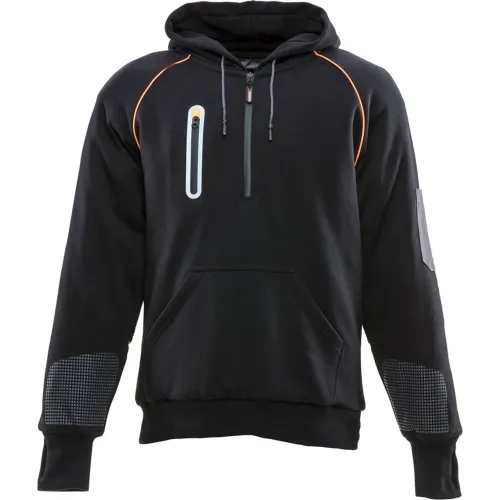 RefrigiWear® PolarForce® Men's Sweatshirt, Medium, Black