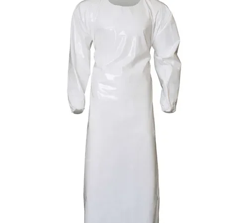 Top Dog 86045 6 mil Gown- Xtra Large, White