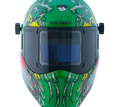 Save Phace RFP 40VizI2 Auto-Darkening Welding Helmet, 9-13 Variable Shade, Dead King Graphic
