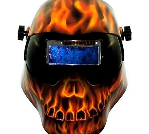 Save Phace EFP I Auto-Darkening Welding Helmet, 9-13 Variable Shade, Hells Angel Graphic