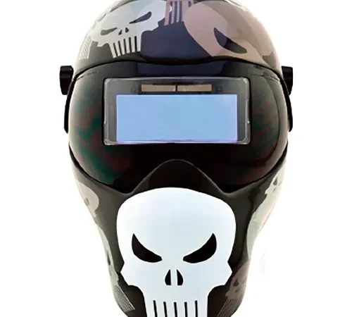 Marvel EFP F Auto-Darkening Welding Helmet, 10 Fixed Shade, Punisher Graphic