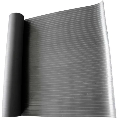 Rubber-Cal "Composite-Rib" Corrugated Rubber Floor Mats - 1/8 in x 3 ft x 6 ft -Black Rubber Roll - Image 2