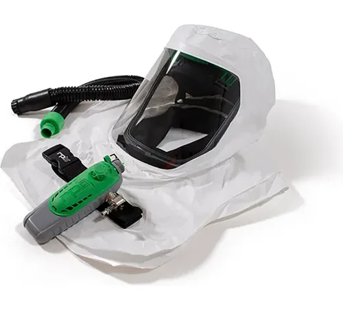 RPB Safety T-Link QC Hood, Hard Hat, Breathing Tube, C40