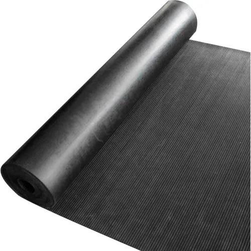 Rubber-Cal "Ramp-Cleat" Non-Slip Outdoor Rubber Mats - 1/8 in x 3 ft x 8 ft Floor Mat - Image 3