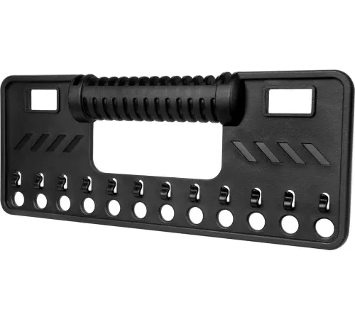 MasterLock® Replacement Padlock Caddy, Holds 12 Padlocks, Black, S3503