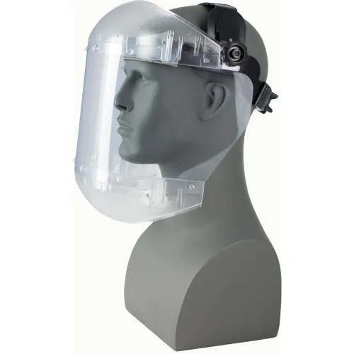 Sellstrom® S38440 380 Series Max Light Ratcheting Faceshield, Dual Crown, Clear, Anti-Fog - Image 2