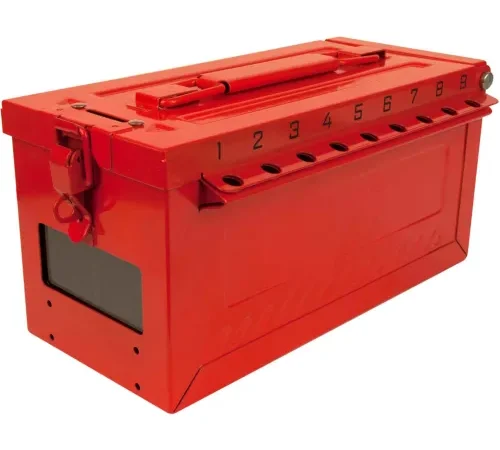 MasterLock® Group Lock Box With Key Window, Red, S600