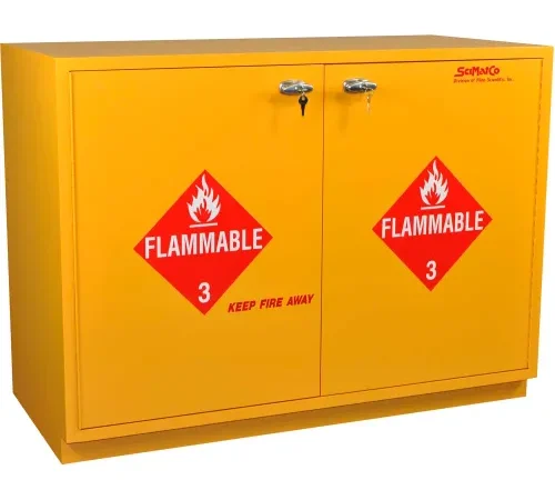 32 Gallon, Under-the-Counter Flammable Cabinet, Self-Closing, Plywood, 35"W x 22"D x 35-1/2"H