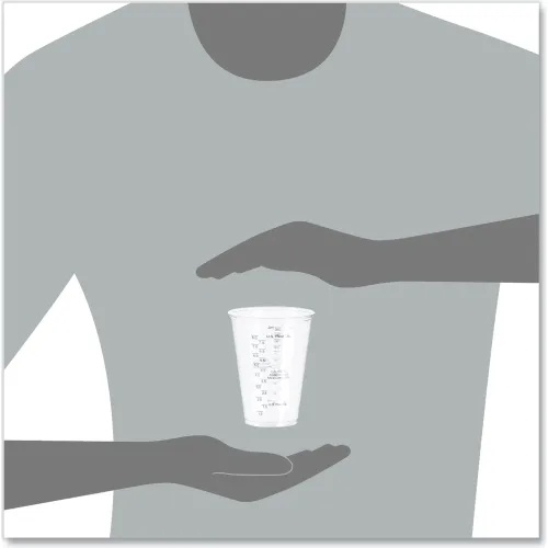 Dart® Plastic Medical & Dental Cups, Graduated, 10 oz, Clear, 50/Bag, 20 Bags/Carton - Image 5