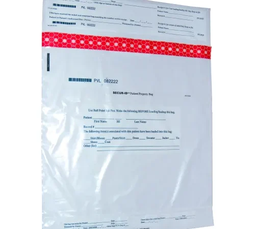 Greenwich Safety SECUR-ID, Patient Property Bag, 19" x 20", Large