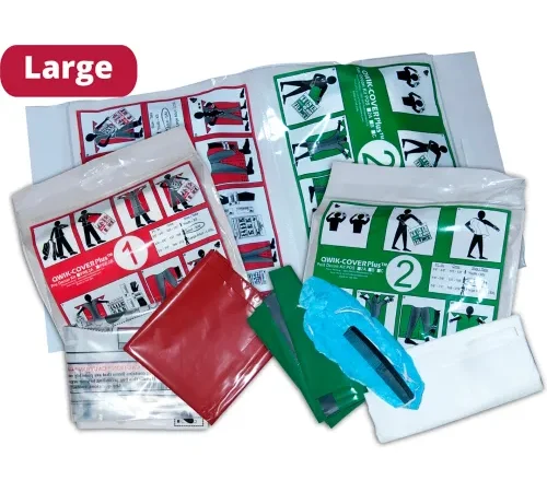 Greenwich Safety SECUR-ID, Pre-Post Decon Kit, Large Adult