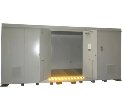 Securall® 32 Drum 2HR Fire-Rated Agri-Chemical Storage Building, 18'W x 8'D x 8'3"H