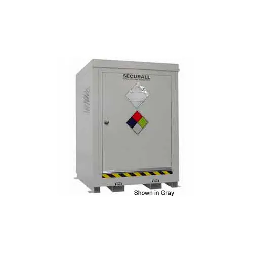 Securall® 4 Drum Agri-Chemical Storage Locker - Dim: 5'W x 5'D x 6'11"H