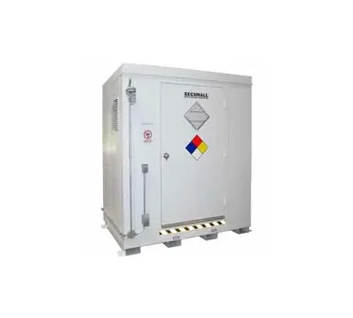 Securall® 6 Drum Agri-Chemical Storage Locker - Dim: 7'W x 5'D x 8'3"H