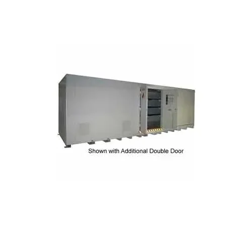 Securall® 80 Drum Agri-Chemical Storage Building - Dim: 42'W x 8'D x 8'3"H