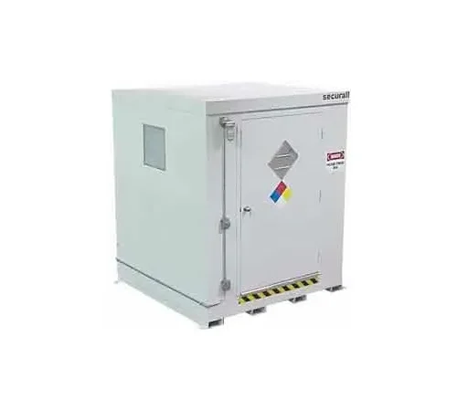 Securall® 9 Drum Agri-Chemical Storage Locker - Dim: 7'W x 7'D x 8'3"H