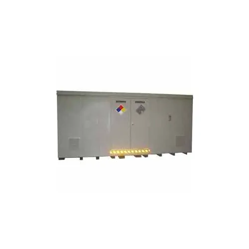 Securall® 32 Drum Hazmat Storage Building - Dim: 18'W x 8'D x 8'3"H