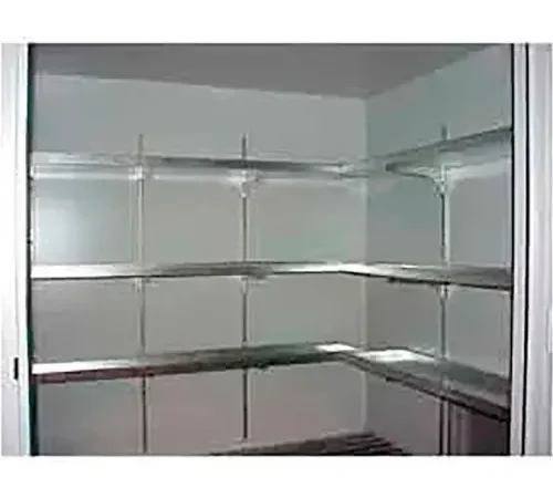 Securall® 3 Tiers Of 14"D Perimeter Interior Shelving For Building B1200
