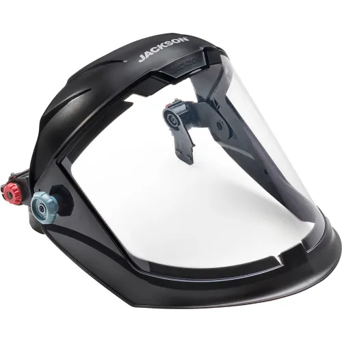 Jackson Safety® Maxview Premium Hard Hat Faceshield, Chin Guard, Clear PC, AF Coating - Image 2