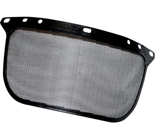 Jackson Safety® F60 Face Shield Window, Wire Mesh, 6-1/2"L x 15-1/2"W, 0.02" Thick, Black