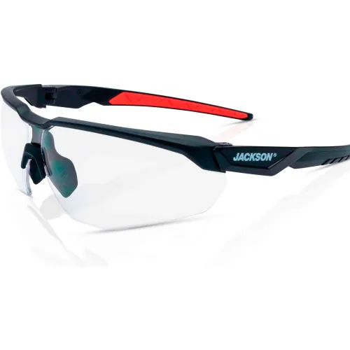 Jackson Safety® H Series HyperGuard Safety Glasses, Clear Anti-Fog Lens, Black Frame - Pkg Qty 12