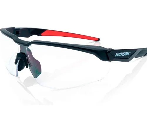 Jackson Safety® H Series HyperGuard Safety Glasses, RX 1.5 Anti-Fog Lens, Black Frame