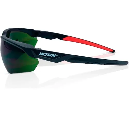 Jackson Safety® H Series HyperGuard Safety Glasses, Shade 5 IR Anti-Fog Lens, Black Frame