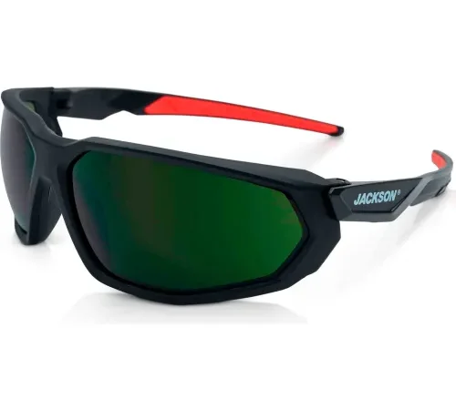 Jackson Safety® F Series HyperGuard Safety Glasses, Shade 5 IR Anti-Fog Lens, Black Frame
