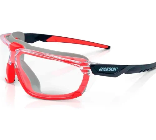 Jackson Safety® G Series HyperGuard Safety Glasses, Clear Anti-Fog Lens, Clear Frame