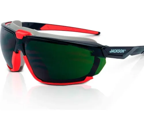 Jackson Safety® G Series HyperGuard Safety Glasses, Shade 5 IR Anti-Fog Lens, Black Frame
