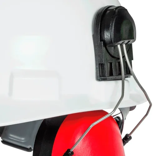 Sellstrom® HPS428 Premium Hard Hat Mounted Ear Muff, NRR 28 dB, Red/Black - Image 3