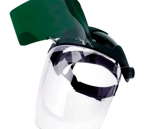 Sellstrom® S32151 DP4 Series Ratcheting Faceshield, Shade 5 IR, Anti-Fog, Flip Front Window