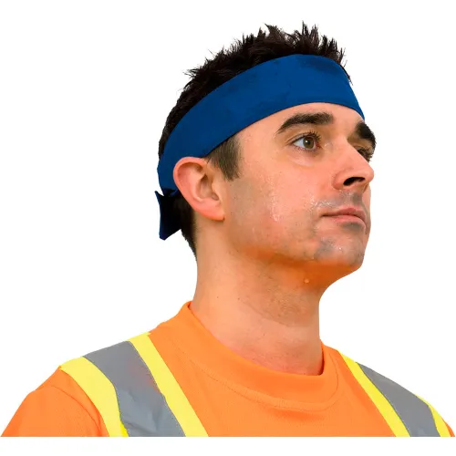 Pioneer® 247U Ultra Cooling Headband, One Size, Blue