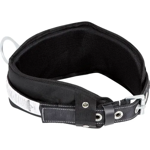 PeakWorks® PeakPro Restraint Safety Body Belt with Padded Lumbar Support, 310 lb. Capacity, M