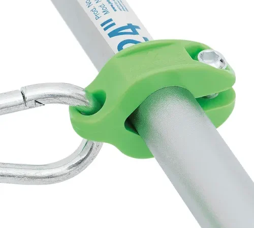 PeakWorks® Tool Tether Round Clamp, 3/4", Green, Pack of 10