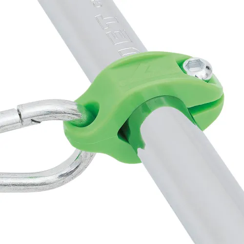 PeakWorks® Tool Tether Round Clamp, 7/8", Green, Pack of 10 - Pkg Qty 10