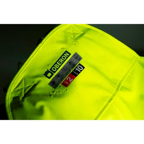 Oberon™ Waterproof Safety Bib Pants, FR/Arc-Rated, 2XL, Hi-Vis Safety Yellow - Image 3