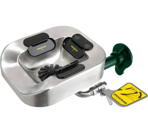 Speakman Optimus" Wall Mounted Eye & Face Wash with Stainless Steel Bowl SE-1050
