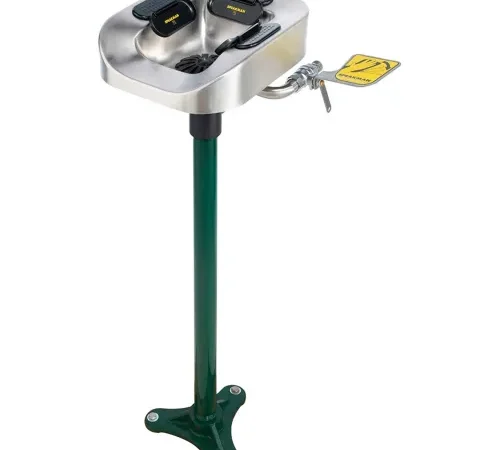 Speakman Optimus" Pedestal Mounted Eye & Face Wash with Stainless Steel Bowl SE-1150